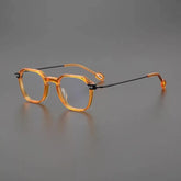 Kamal Retro Acetate Glasses Frame Geometric Frames Southood Orange